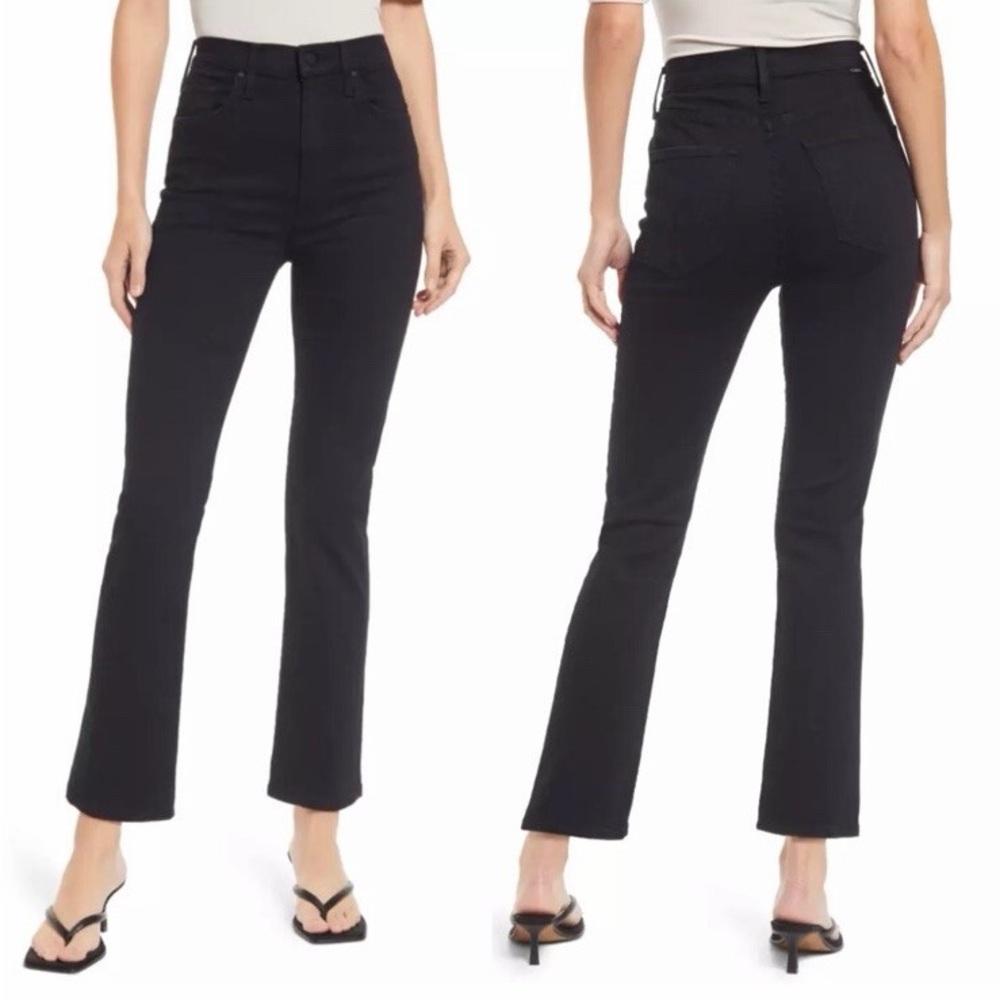 MOTHER High Waisted Rider Ankle Jeans in the wash "Not Guilty"